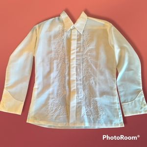 Women's Vintage Embroidered Button Up Shirt